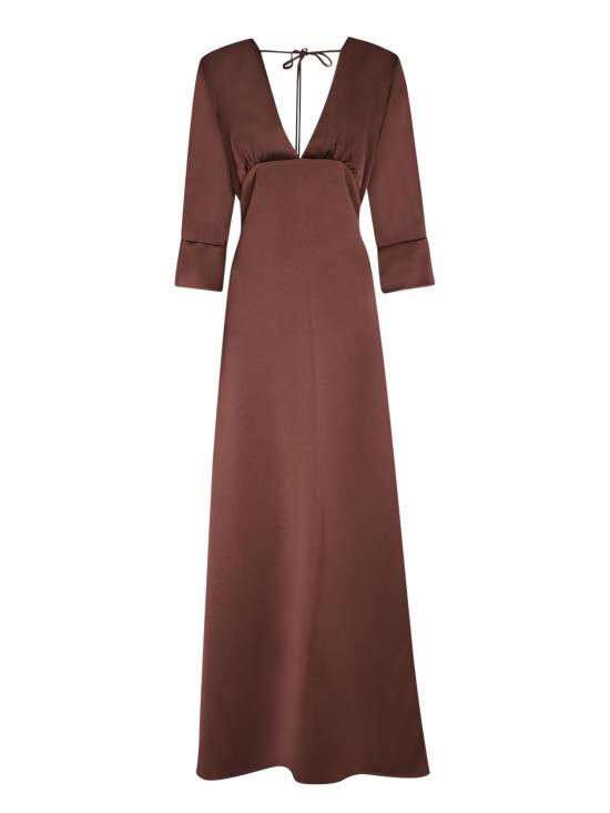 26FW 블랑카 비타 롱 원피스 ALBOX 1334 CAFFE Brown