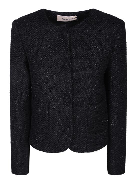 26FW 블랑카 비타 수트 자켓 GLINDA 0472 ONICE Black