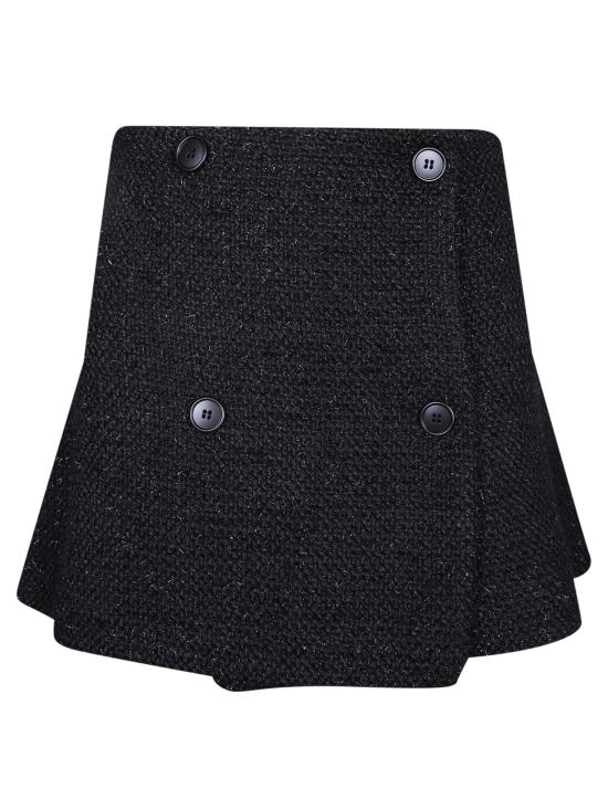 26FW 블랑카 비타 숏 스커트 GUNKAN 0472 ONICE Black