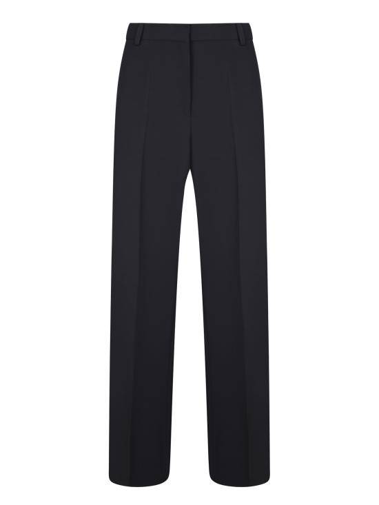 26FW 블랑카 비타 스트레이트 팬츠 PLETTRO 9714 ONICE Black