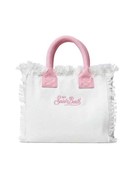 26SS 세인트바쓰 토트백 COL0001 02634L WHITE PINK - MC2 SAINT BARTH