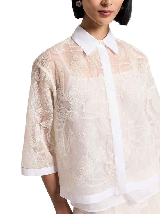 26SS 페세리코 블라우스 A0637303701902 White - PESERICO