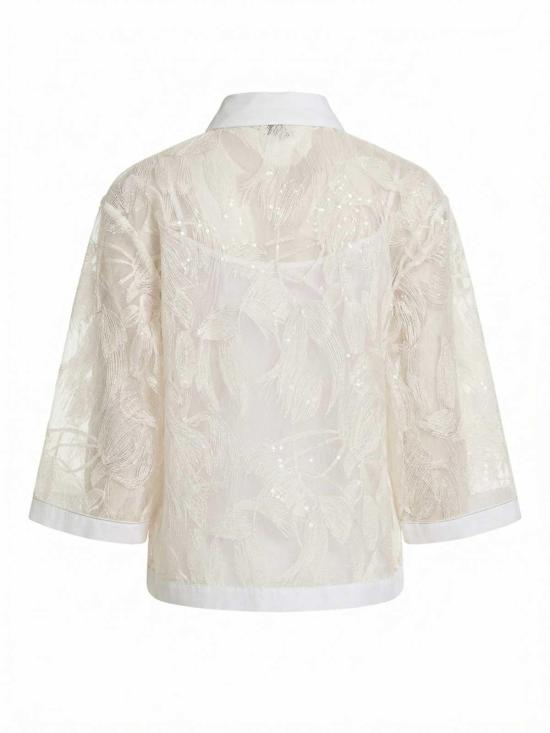 26SS 페세리코 블라우스 A0637303701902 White - PESERICO