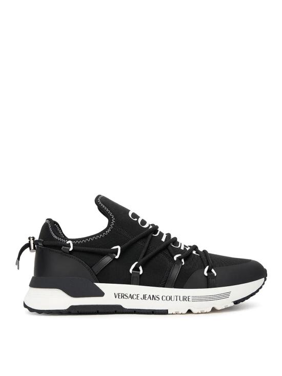 25FW 베르사체 폰도 다이나믹 로고 트레이너 79YA3SA6ZS915L01 Black