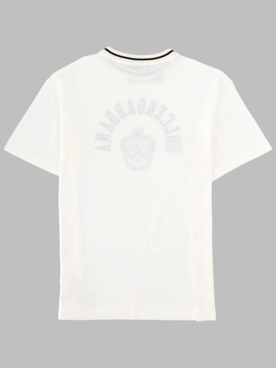 26SS [키즈] 돌체앤가바나 티셔츠 L4JTHVK G7PTOW0111 WHITE - DOLCE & GABBANA