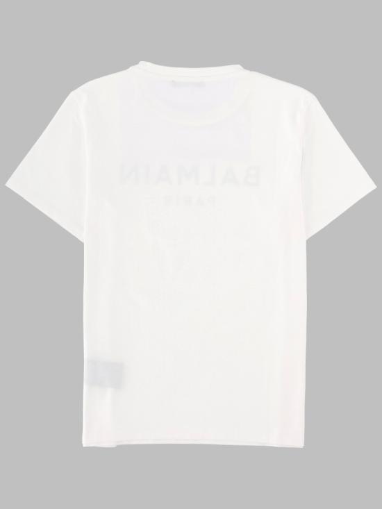 26SS [키즈] 발망 티셔츠 BY8R11K Z3672100NE WHITE - BALMAIN