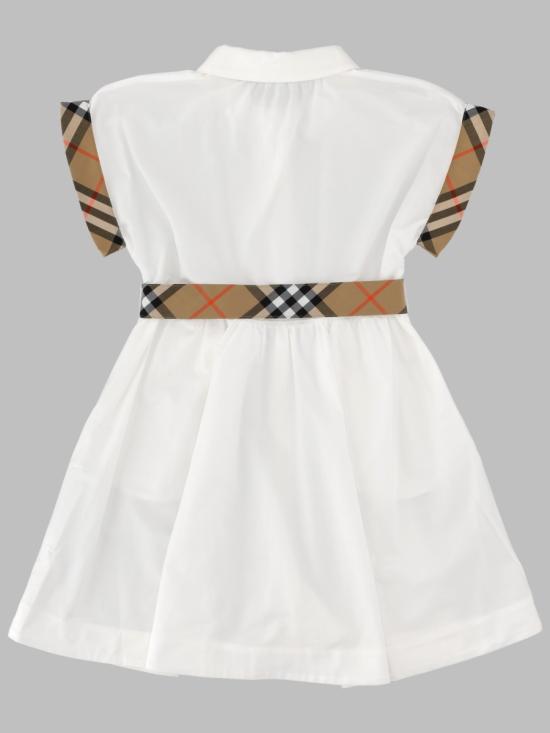 26SS [키즈] 버버리 원피스 8117162K A1464 WHITE - BURBERRY