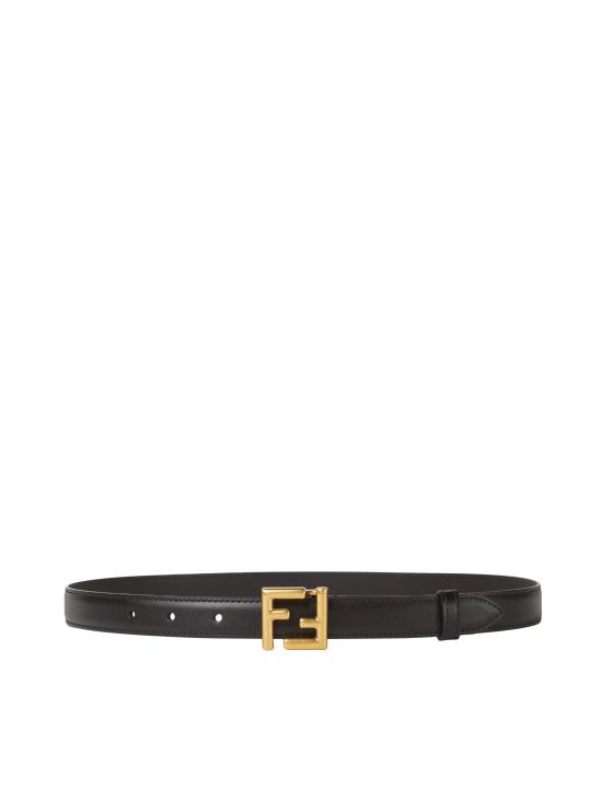 26SS 펜디 레귤러 벨트 8C0648 AAIWF04TX NERO ORO BURATTATO