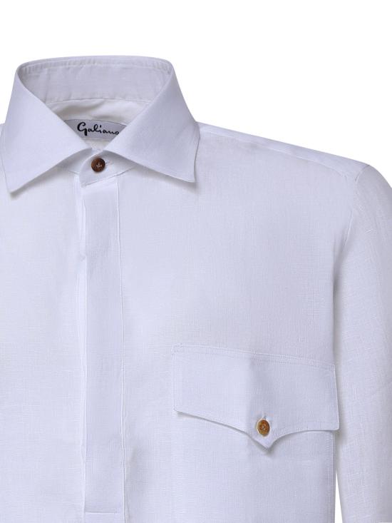 26SS 갈리아노 긴팔 셔츠 RITS BIANCO WHITE - GALIANO