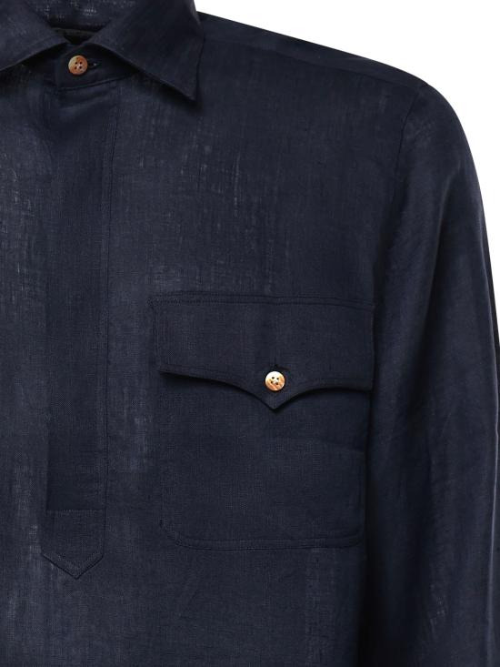 26SS 갈리아노 긴팔 셔츠 RITS BLU Blue - GALIANO