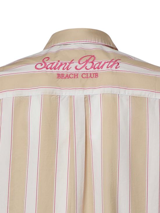 26SS 세인트바쓰 셔츠 BRIG001 01417L White beige - MC2 SAINT BARTH