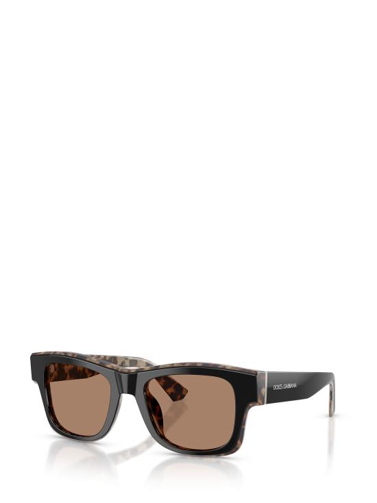 26FW 돌체앤가바나 선글라스 DG4515 341773 BLACK ON RED HAVANA - DOLCE & GABBANA