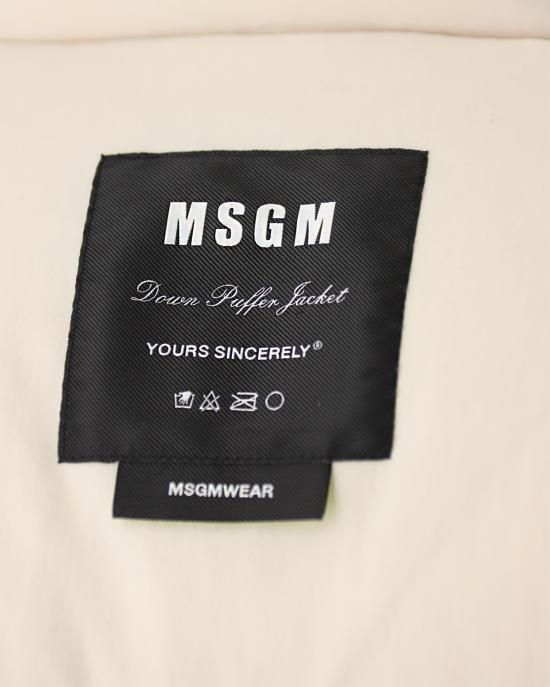  엠에스지엠 숏패딩 3540MH01 237705 99 NERO BIANCO - MSGM