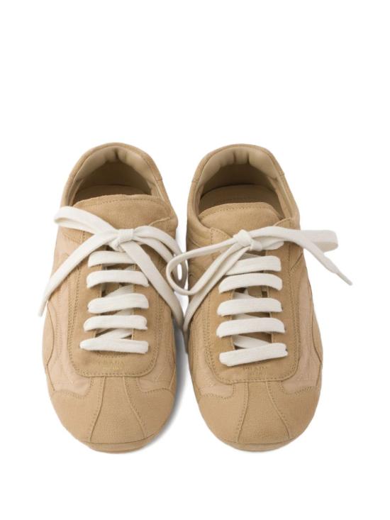 26SS 프라다 몬테카를로 리에디션 2005 스웨이드 리나일론 스니커즈 1E247O D7C F0040 CAMEL BROWN DOM - PRADA