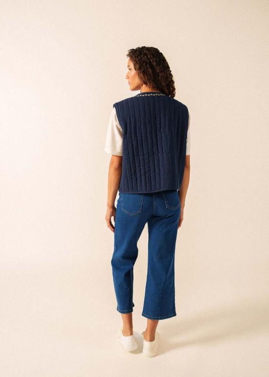  Saint James USA 베스트 세인트 제임스 USA 스테 릴리 코튼 퀼팅  네이비/세일 캔버스 - OTHER BRANDS