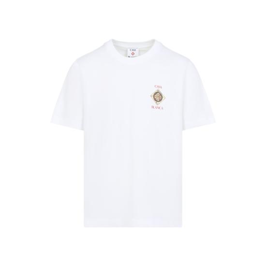 26FW 카사블랑카 반팔 티셔츠 MSS26JTS00102 WHITE - CASABLANCA