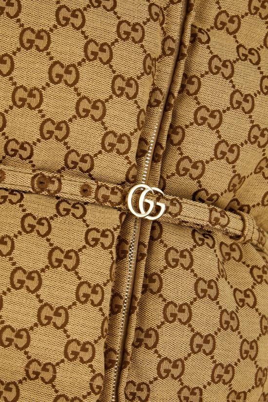 26FW 구찌 GG 캔버스 봄버 자켓 797451Z9ABA 2184 CAMEL MIX - GUCCI