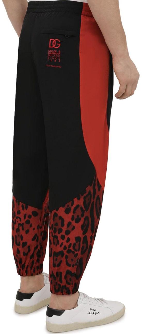  돌체앤가바나 트레이닝/조거 팬츠 55863217914196 BLACK - DOLCE & GABBANA