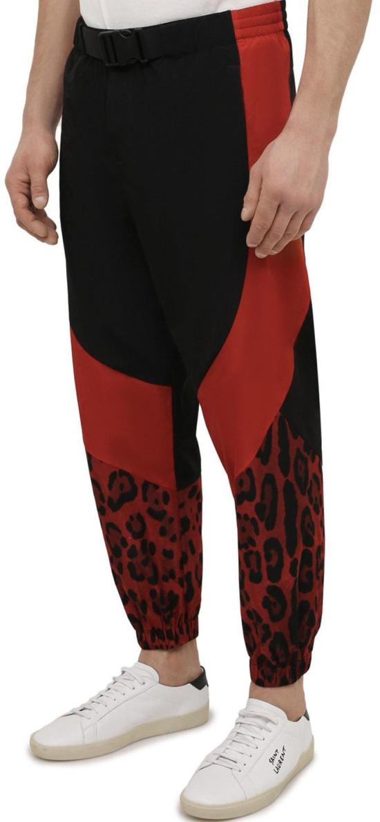  돌체앤가바나 트레이닝/조거 팬츠 55863217914196 BLACK - DOLCE & GABBANA