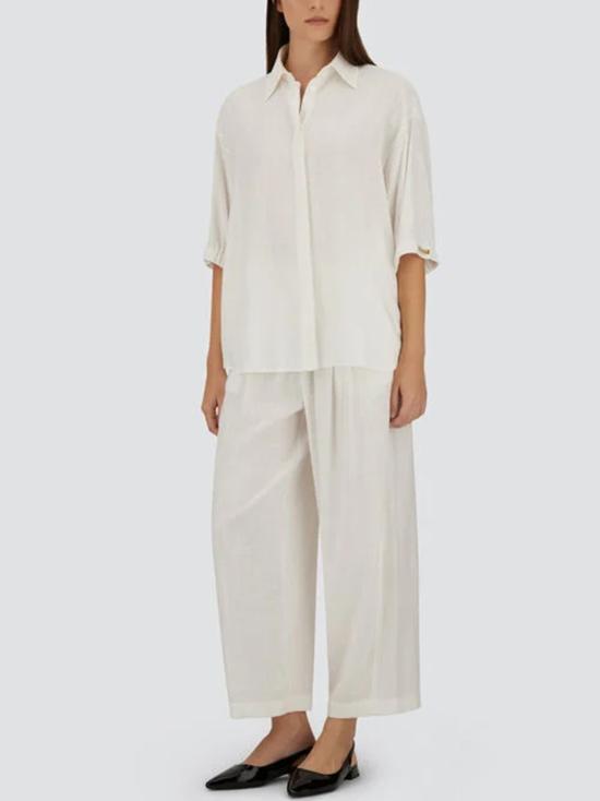 26SS 에르노 스트레이트 팬츠 PT000222D12689 1000 BIANCO - HERNO