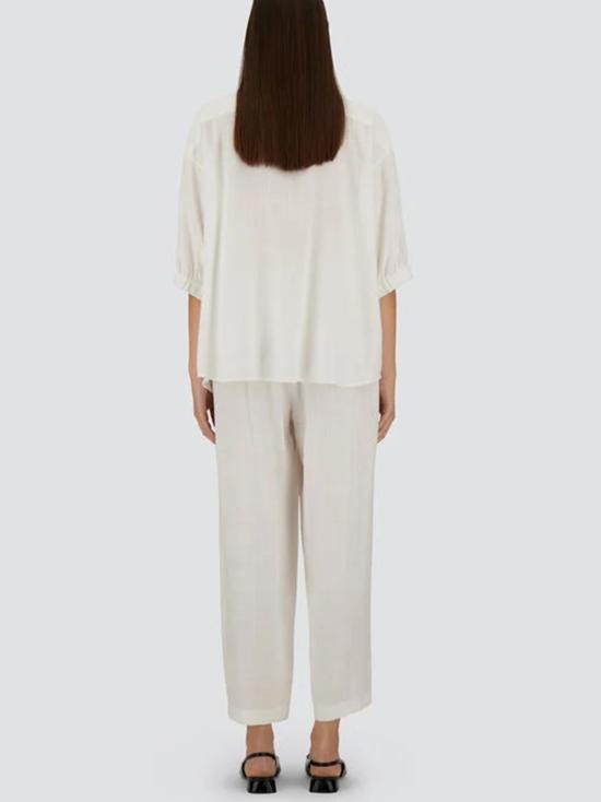 26SS 에르노 스트레이트 팬츠 PT000222D12689 1000 BIANCO - HERNO