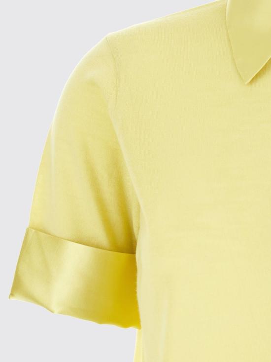 26SS 세미쿠튀르 폴로 티셔츠 Y6SC62 A622 Yellow - SEMI-COUTURE