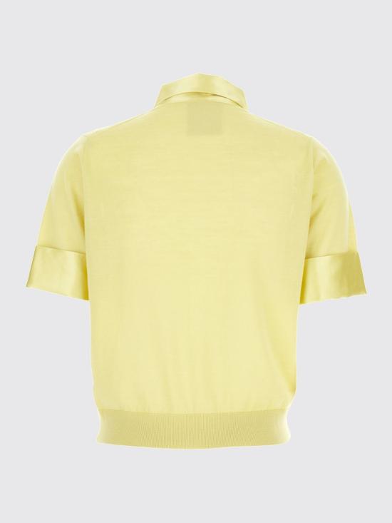 26SS 세미쿠튀르 폴로 티셔츠 Y6SC62 A622 Yellow - SEMI-COUTURE