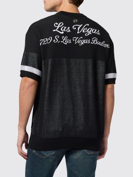 26SS 필립 플레인 스웨터 SAFCMTK8904PTE004N 02 Black - PHILIPP PLEIN