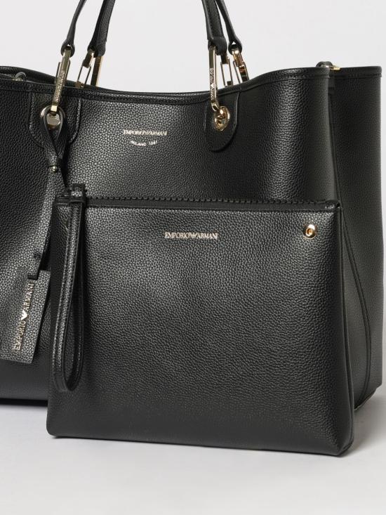 26SS 엠포리오 아르마니 MYEA 미디엄 쇼퍼백 EW000360 AF12103 MC032 Black - EMPORIO ARMANI