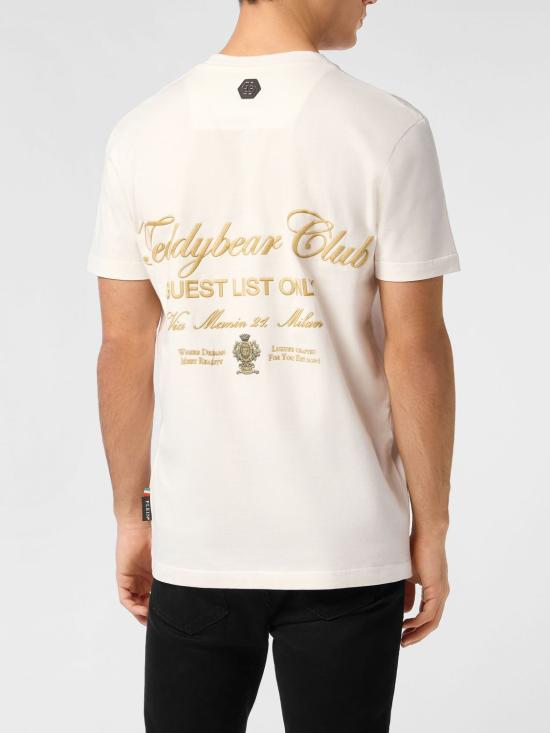 26SS 필립 플레인 반팔 티셔츠 FAECMTK8519PJY002N 01OF White - PHILIPP PLEIN