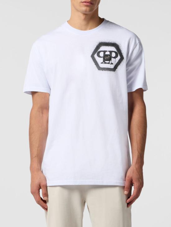 26SS 필립 플레인 반팔 티셔츠 SAFCMTK8890PJY002N 01 White