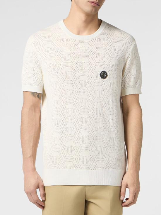 26SS 필립 플레인 스웨터 PAFCMKK0325PTE004N 01OF White