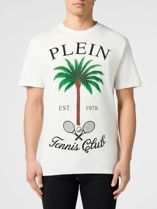 26SS 필립 플레인 반팔 티셔츠 PAFCMTK9036PJY002N 01OF White