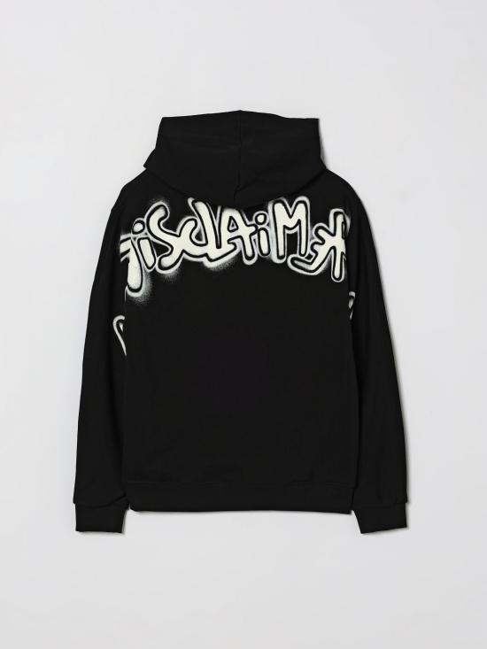 26SS [키즈] 디스클레이머 풀오버 26EDK58800 NE BI Black - DISCLAIMER