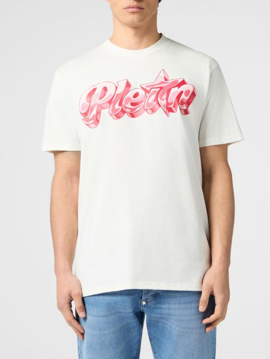 26SS 필립 플레인 반팔 티셔츠 PAFCMTK9056PJY002N 01OF White