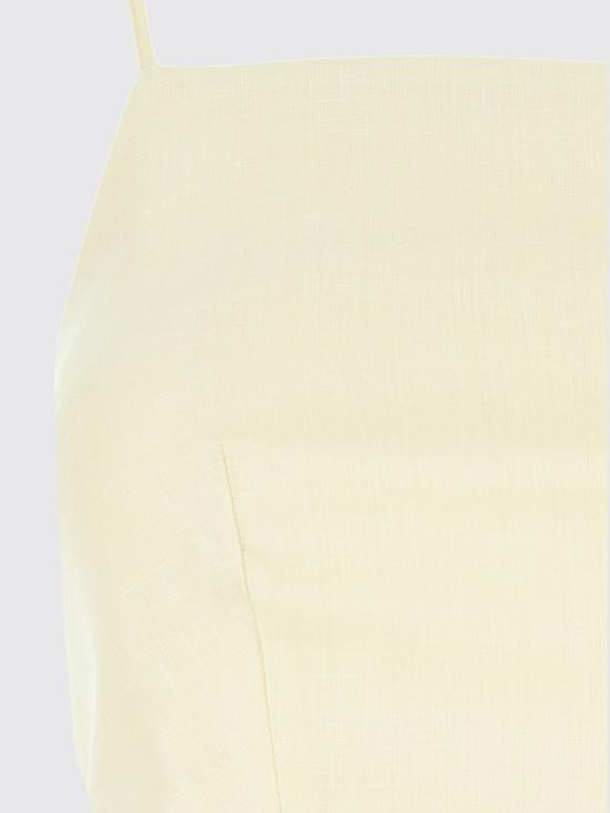 26SS 세미쿠튀르 민소매 티셔츠 S6SN04 A411 Yellow - SEMI-COUTURE