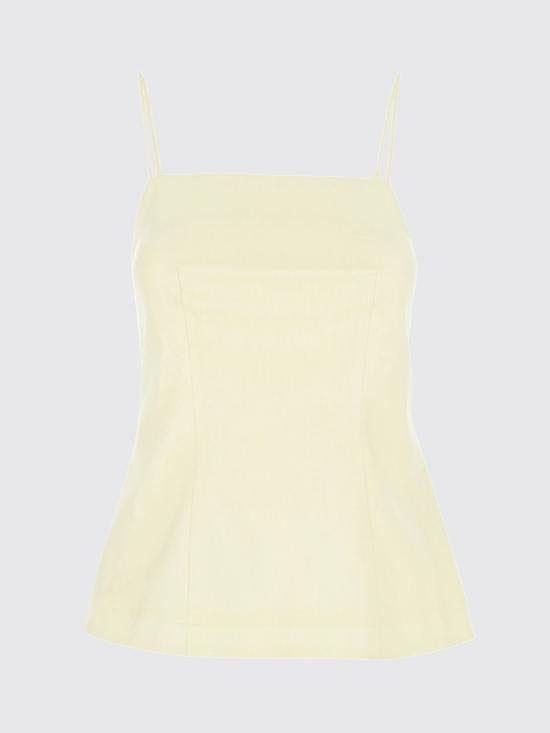 26SS 세미쿠튀르 민소매 티셔츠 S6SN04 A411 Yellow - SEMI-COUTURE