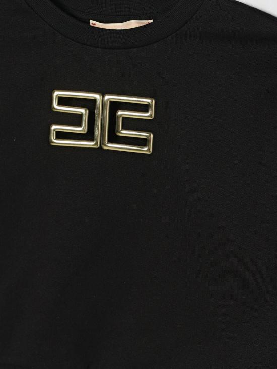 26SS [키즈] 엘리자베타프랜치 티셔츠 EFFE171FF002 N005 Black - ELISABETTA FRANCHI