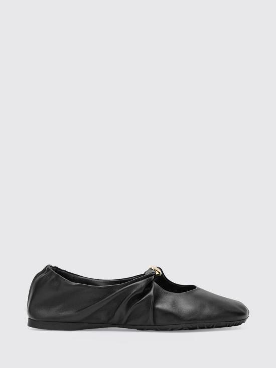 26SS 로에베 나파 램스킨 페블 소프트 발레리나 L815466X46 1100 Black