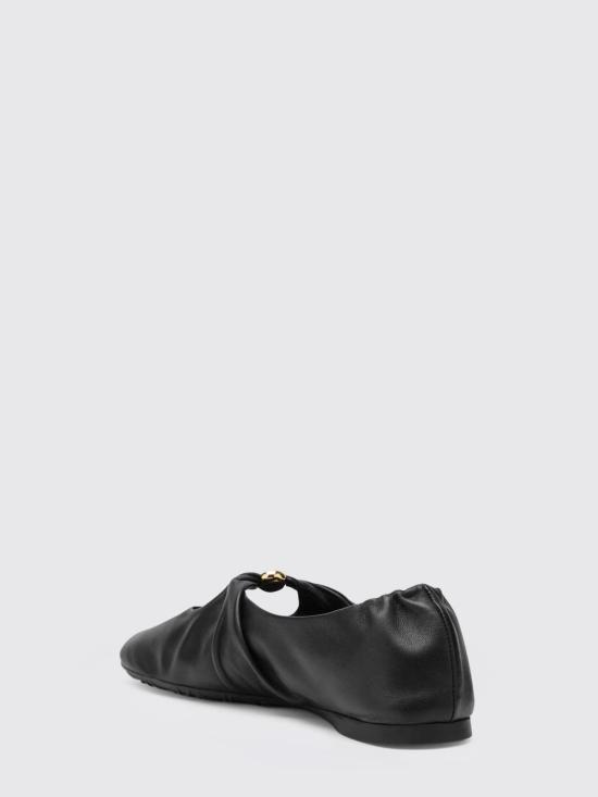 26SS 로에베 나파 램스킨 페블 소프트 발레리나 L815466X46 1100 Black - LOEWE