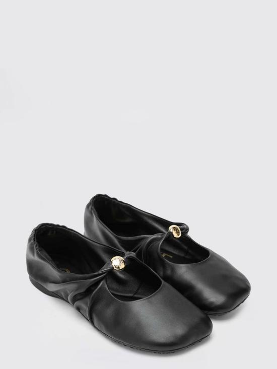 26SS 로에베 나파 램스킨 페블 소프트 발레리나 L815466X46 1100 Black - LOEWE