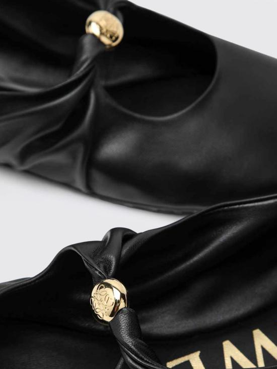 26SS 로에베 나파 램스킨 페블 소프트 발레리나 L815466X46 1100 Black - LOEWE