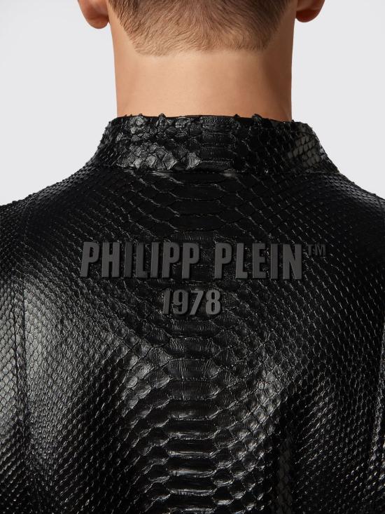 26SS 필립 플레인 가죽 자켓 A19CMLB1006PLE029P 02 Black - PHILIPP PLEIN