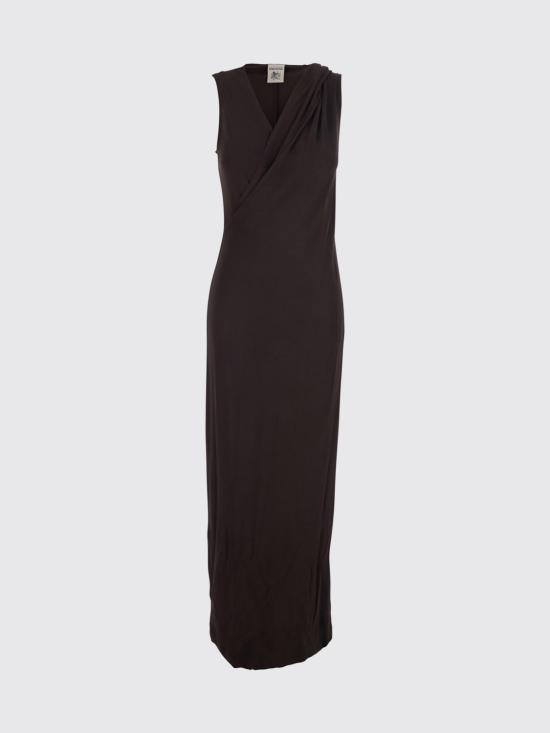 26SS 세미쿠튀르 롱 원피스 S6SQ12 T83 Brown - SEMI-COUTURE