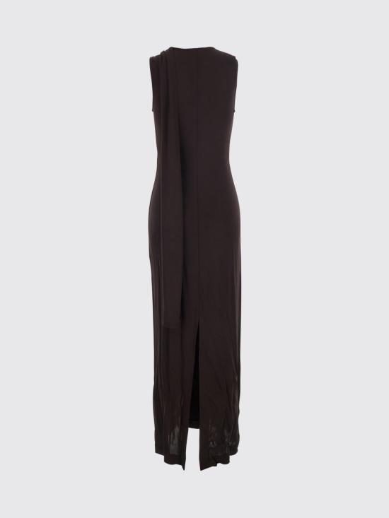 26SS 세미쿠튀르 롱 원피스 S6SQ12 T83 Brown - SEMI-COUTURE