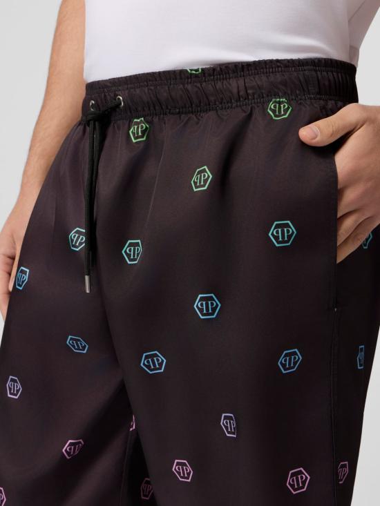 26SS 필립 플레인 숏팬츠 SAFCMJT2772PNY002N 02 Black - PHILIPP PLEIN