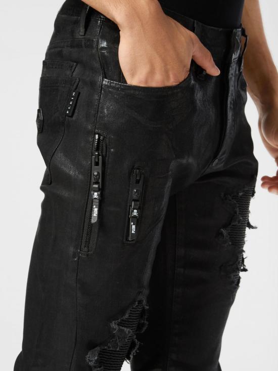 26SS 필립 플레인 데님 팬츠 AADCMDT3909PDE004N 02NK Black - PHILIPP PLEIN