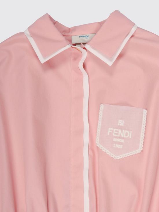 26SS [키즈] 펜디 원피스 JFB865AEXZ F1UL9 Pink - FENDI