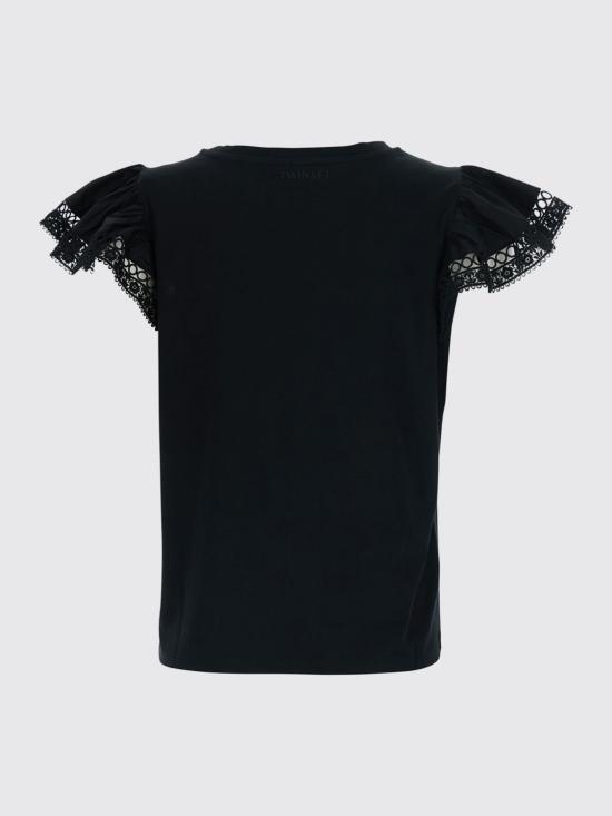 26SS 트윈셋 반팔 티셔츠 261TT2064 00006 Black - TWINSET