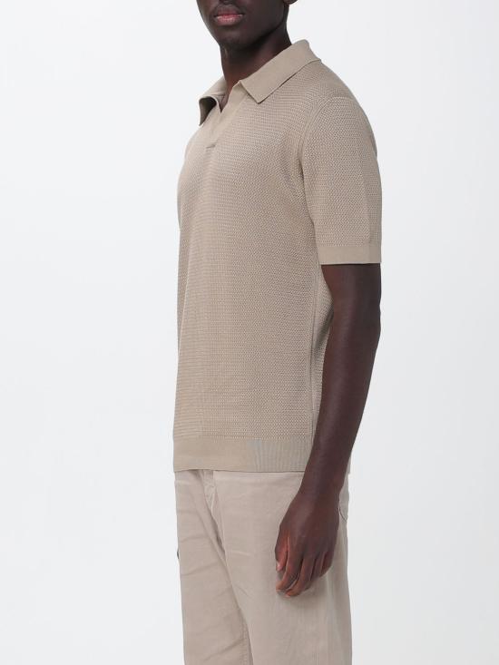 26SS 에르메네질도제냐 폴로 티셔츠 C31UHC26A3 N02 Beige - ERMENEGILDO ZEGNA